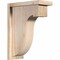 Ekena Millwork Del Monte Smooth Corbel w/Backplate, Douglas Fir, 5 1/2"W x 12"D x 16"H COR06X12X16DEL01SDF - alternate 1